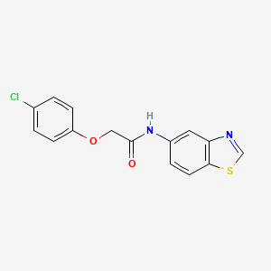 N-(benzo[d]thiazol-5-yl)-2-(4-chlorophenoxy)acetamide