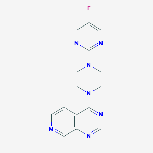 4-[4-(5-Fluoropyrimidin-2-yl)piperazin-1-yl]pyrido[3,4-d]pyrimidine