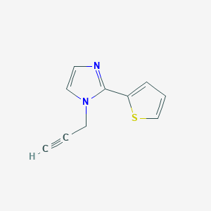 1-(Prop-2-YN-1-YL)-2-(thiophen-2-YL)-1H-imidazole