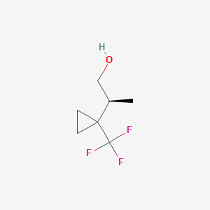 (2S)-2-[1-(Trifluoromethyl)cyclopropyl]propan-1-ol