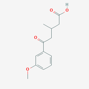 5-(3-Methoxyphenyl)-3-methyl-5-oxovaleric acid