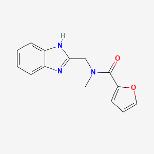 N-(1H-benzimidazol-2-ylmethyl)-N-methyl-2-furamide