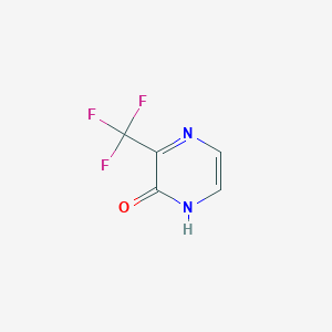 molecular formula C5H3F3N2O B2993553 3-(Trifluoromethyl)pyrazin-2(1H)-one CAS No. 1191035-90-1