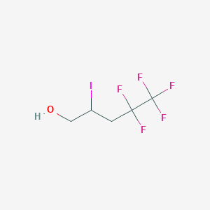 molecular formula C5H6F5IO B2993567 2-Iodo-4,4,5,5,5-pentafluoropentan-1-ol CAS No. 757-06-2