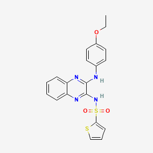 N-{3-[(4-ethoxyphenyl)amino]quinoxalin-2-yl}thiophene-2-sulfonamide