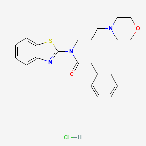 N-(benzo[d]thiazol-2-yl)-N-(3-morpholinopropyl)-2-phenylacetamide hydrochloride