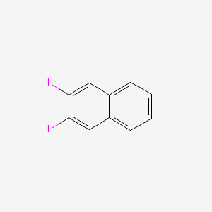 molecular formula C10H6I2 B2993581 2,3-Diiodonaphthalene CAS No. 13214-70-5; 27715-43-1