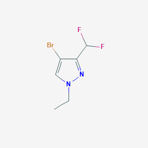 4-bromo-3-(difluoromethyl)-1-ethyl-1H-pyrazole