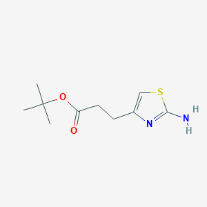 Tert-butyl 3-(2-amino-1,3-thiazol-4-yl)propanoate