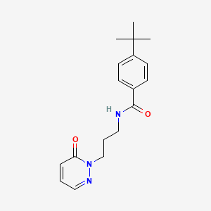 4-(tert-butyl)-N-(3-(6-oxopyridazin-1(6H)-yl)propyl)benzamide