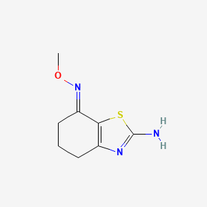 7-(Methoxyimino)-4,5,6,7-tetrahydro-1,3-benzothiazol-2-amine