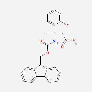 3-(9H-Fluoren-9-ylmethoxycarbonylamino)-3-(2-fluorophenyl)butanoic acid
