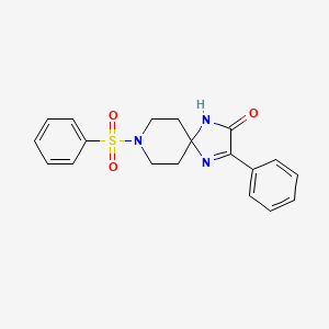 3-Phenyl-8-(phenylsulfonyl)-1,4,8-triazaspiro[4.5]dec-3-en-2-one