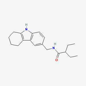 molecular formula C19H26N2O B2993689 2-乙基-N-((2,3,4,9-四氢-1H-咔唑-6-基)甲基)丁酰胺 CAS No. 852138-00-2