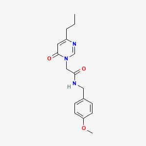 N-(4-methoxybenzyl)-2-(6-oxo-4-propylpyrimidin-1(6H)-yl)acetamide