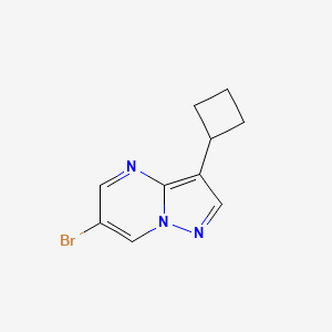 6-Bromo-3-cyclobutylpyrazolo[1,5-a]pyrimidine