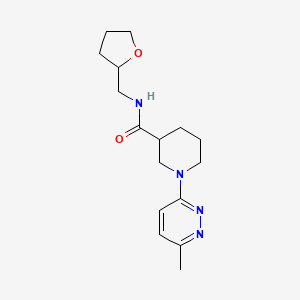 1-(6-methylpyridazin-3-yl)-N-((tetrahydrofuran-2-yl)methyl)piperidine-3-carboxamide