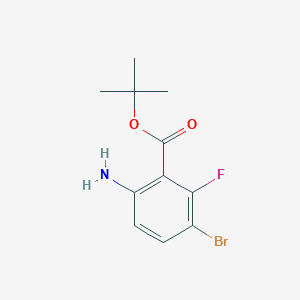 Tert-butyl 6-amino-3-bromo-2-fluorobenzoate