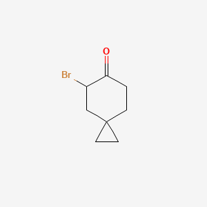 molecular formula C8H11BrO B2993779 7-Bromospiro[2.5]octan-6-one CAS No. 2375269-65-9