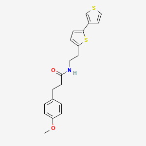 N-(2-([2,3'-bithiophen]-5-yl)ethyl)-3-(4-methoxyphenyl)propanamide