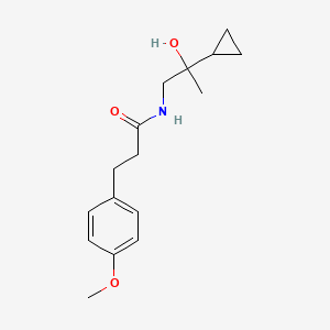 molecular formula C16H23NO3 B2993819 N-(2-cyclopropyl-2-hydroxypropyl)-3-(4-methoxyphenyl)propanamide CAS No. 1286721-46-7