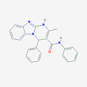 molecular formula C24H20N4O B299382 2-methyl-N,4-diphenyl-1,4-dihydropyrimido[1,2-a]benzimidazole-3-carboxamide 