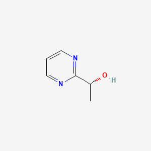 molecular formula C6H8N2O B2993841 (R)-1-(pyrimidin-2-yl)ethanol CAS No. 31415-75-5