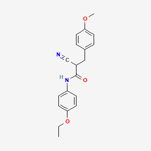 2-cyano-N-(4-ethoxyphenyl)-3-(4-methoxyphenyl)propanamide