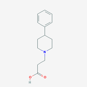 molecular formula C14H19NO2 B2993856 3-(4-Phenylpiperidin-1-yl)propanoic acid CAS No. 688727-62-0