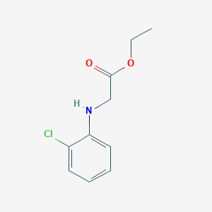 molecular formula C10H12ClNO2 B2993889 乙基 N-(2-氯苯基)甘氨酸酯 CAS No. 2522-00-1
