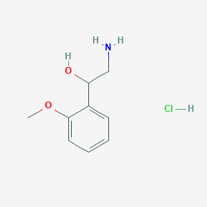 molecular formula C9H14ClNO2 B2993892 2-Amino-1-(2-methoxyphenyl)ethanol hydrochloride CAS No. 849928-40-1