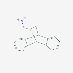 molecular formula C17H17N B299390 Tetracyclo[6.6.2.0(2,7).0(9,14)]hexadeca-2(7),3,5,9(14),10,12-hexaen-15-ylmethanamine CAS No. 4053-27-4