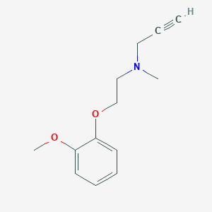 [2-(2-Methoxyphenoxy)ethyl](methyl)(prop-2-yn-1-yl)amine