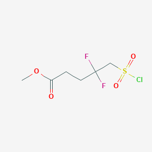 Methyl 4,4-difluoro-5-sulfopentanoate