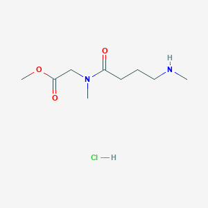 Methyl 2-[methyl-[4-(methylamino)butanoyl]amino]acetate;hydrochloride