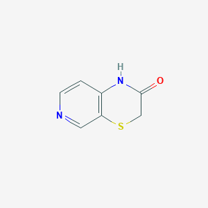 molecular formula C7H6N2OS B2993979 1H-pyrido[3,4-b][1,4]thiazin-2(3H)-one CAS No. 1451041-77-2