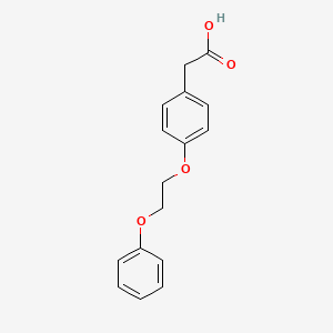 molecular formula C16H16O4 B2993986 2-[4-(2-phenoxyethoxy)phenyl]acetic Acid CAS No. 383134-87-0