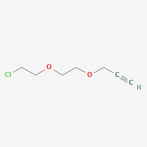 molecular formula C7H11ClO2 B2994022 3-[2-(2-氯乙氧基)乙氧基]丙-1-炔 CAS No. 313947-60-3