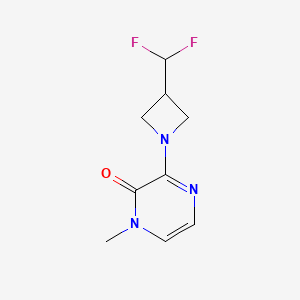 3-(3-(difluoromethyl)azetidin-1-yl)-1-methylpyrazin-2(1H)-one