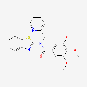 N-(benzo[d]thiazol-2-yl)-3,4,5-trimethoxy-N-(pyridin-2-ylmethyl)benzamide