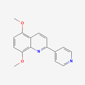 5-Methoxy-2-(4-pyridinyl)-8-quinolinyl methyl ether