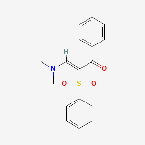 3-(Dimethylamino)-1-phenyl-2-(phenylsulfonyl)-2-propen-1-one