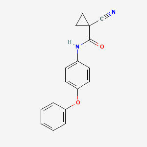 1-cyano-N-(4-phenoxyphenyl)cyclopropanecarboxamide