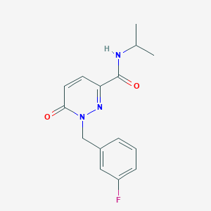 1-(3-fluorobenzyl)-N-isopropyl-6-oxo-1,6-dihydropyridazine-3-carboxamide