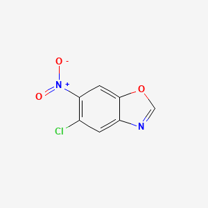 molecular formula C7H3ClN2O3 B2994166 5-氯-6-硝基-1,3-苯并恶唑 CAS No. 116549-11-2