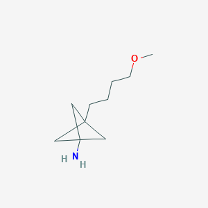 3-(4-Methoxybutyl)bicyclo[1.1.1]pentan-1-amine