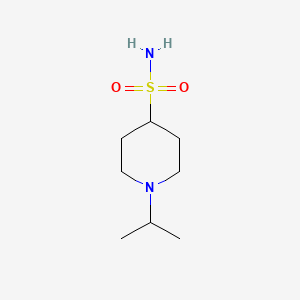 molecular formula C8H18N2O2S B2994205 1-丙-2-基哌啶-4-磺酰胺 CAS No. 1247624-40-3