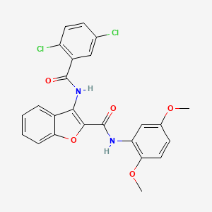 3-(2,5-dichlorobenzamido)-N-(2,5-dimethoxyphenyl)benzofuran-2-carboxamide