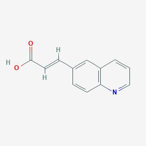 B2994248 3-(Quinolin-6-yl)prop-2-enoic acid CAS No. 754190-68-6