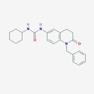 1-(1-Benzyl-2-oxo-1,2,3,4-tetrahydroquinolin-6-yl)-3-cyclohexylurea